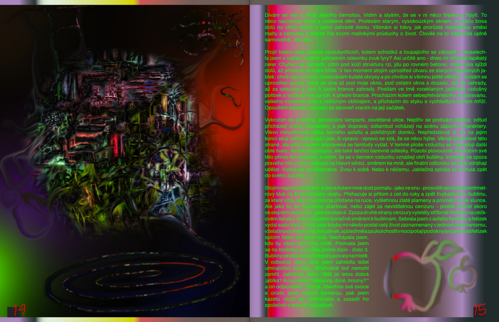 Tereza Hlaváčová - Zvenku pokoje stará vila na kraváku